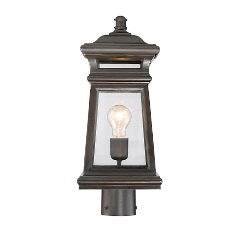 Taylor 1-Light Outdoor Post Lantern in English Bronze with Gold (128|5-244-213)