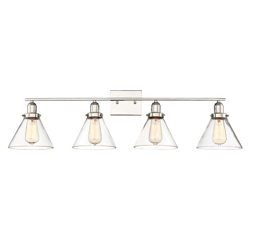 Drake 4-Light Bathroom Vanity Light in Polished Nickel (128|8-9130-4-109)