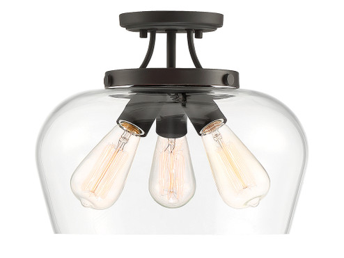 Octave 3-Light Ceiling Light in English Bronze (128|6-4035-3-13)