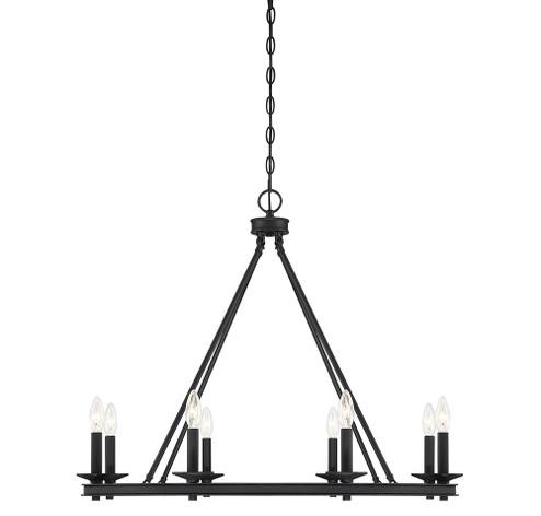 Middleton 8-Light Chandelier in Matte Black (128|1-308-8-89)