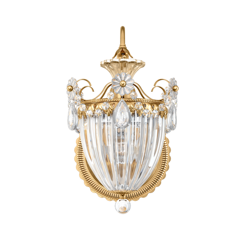 Bagatelle 1 Light 120V Wall Sconce in Heirloom Gold with Clear Heritage Handcut Crystal (168|1240-22)