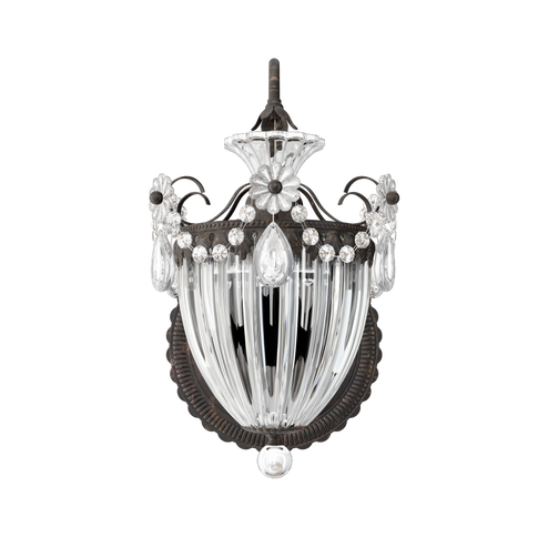 Bagatelle 1 Light 120V Wall Sconce in Heirloom Bronze with Clear Heritage Handcut Crystal (168|1240-76)