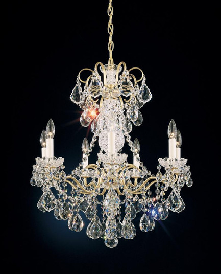 New Orleans 7 Light 120V Chandelier in Etruscan Gold with Clear Heritage Handcut Crystal (168|3656-23H)
