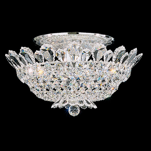 Trilliane 8 Light 110V Close to Ceiling in Silver with Clear Crystals From Swarovski? (168|5867S)