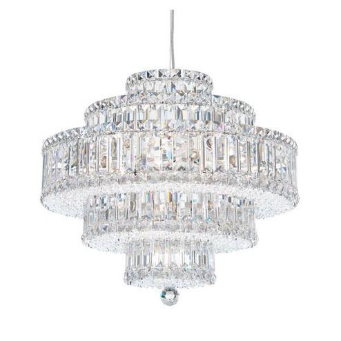 Plaza 22 Light 120V Pendant in Polished Stainless Steel with Clear Crystals from Swarovski (168|6673S)