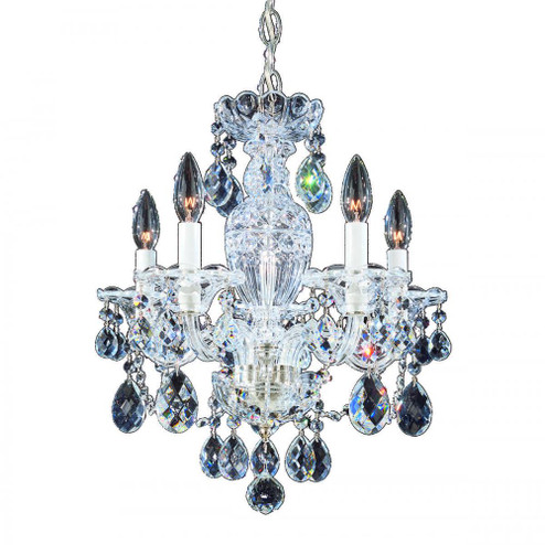 Sterling 5 Light 110V Chandelier in Silver with Clear Crystals From Swarovski® (168|2999-40S)