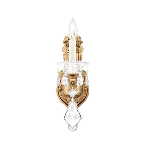 La Scala 1 Light 120V Wall Sconce in French Gold with Clear Heritage Handcut Crystal (168|5069-26)