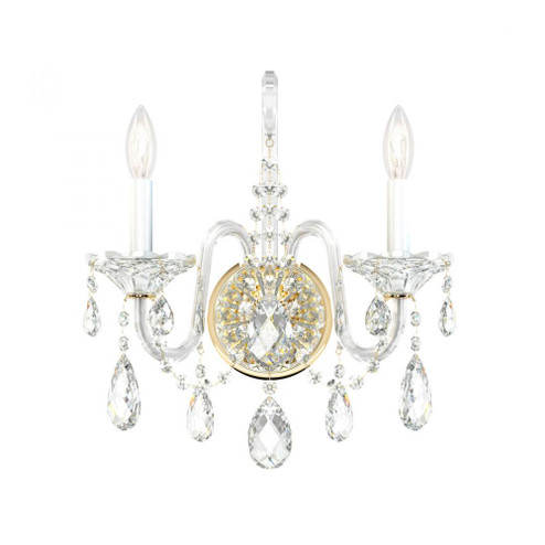 Sterling 2 Light 120V Wall Sconce in Aurelia with Clear Heritage Handcut Crystal (168|2991-211H)