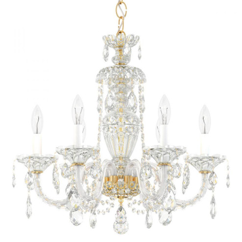 Sterling 6 Light 120V Chandelier in Aurelia with Clear Heritage Handcut Crystal (168|2994-211H)