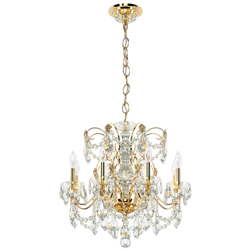 Century 8 Light 120V Chandelier in Aurelia with Clear Heritage Handcut Crystal (168|1707-211)