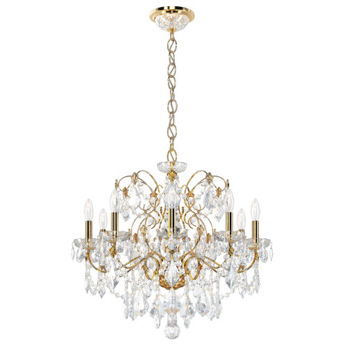 Century 9 Light 120V Chandelier in Aurelia with Clear Heritage Handcut Crystal (168|1709-211)