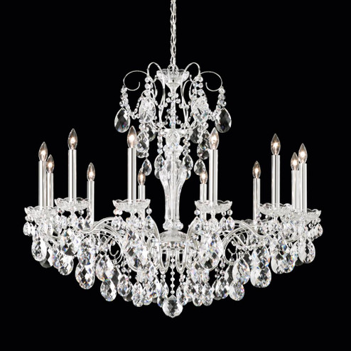 Sonatina 12 Light 120V Chandelier in Heirloom Bronze with Clear Crystals from Swarovski (168|ST1849N-76S)