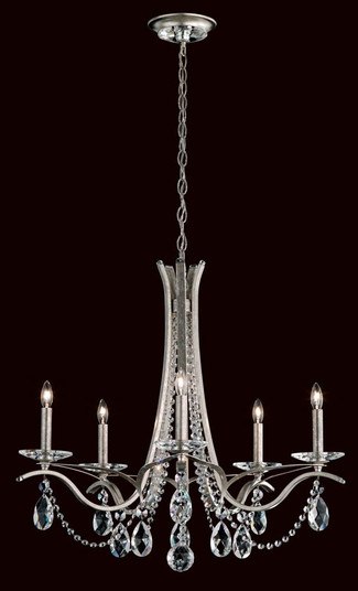 Vesca 5 Light 120V Chandelier in Ferro Black with Clear Heritage Handcut Crystal (168|VA8335N-59H)