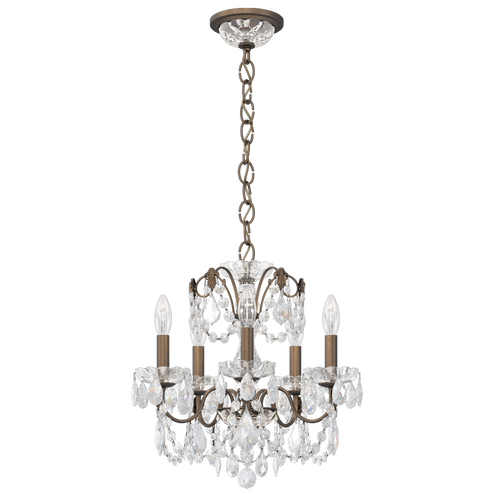 Century 5 Light 120V Chandelier in Etruscan Gold with Clear Heritage Handcut Crystal (168|1704-23)