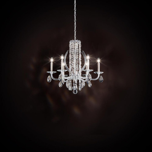Siena 6 Light 120V Chandelier in Antique Silver with Clear Heritage Handcut Crystal (168|RS8306N-48H)