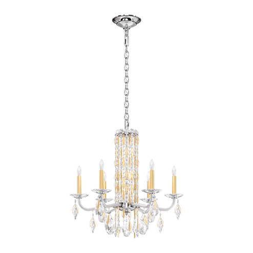 Siena 6 Light 120V Chandelier in Heirloom Gold with Clear Heritage Handcut Crystal (168|RS8306N-22H)