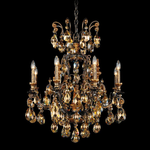 Renaissance 9 Light 120V Chandelier in French Gold with Clear Crystals from Swarovski (168|3771-26S)