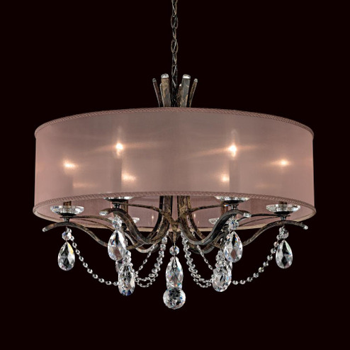 Vesca 6 Light 120V Chandelier in White with Clear Heritage Handcut Crystal and White Shade (168|VA8306N-06H1)