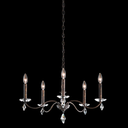 Modique 5 Light 120V Chandelier in White with Clear Heritage Handcut Crystal (168|MD1005N-06H)