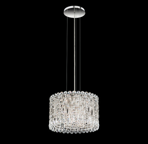 Sarella 8 Light 120V Mini Pendant in Antique Silver with Clear Crystals from Swarovski (168|RS8345N-48S)
