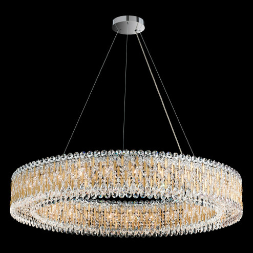 Sarella 27 Light 120V Pendant in Polished Stainless Steel with Clear Crystals from Swarovski (168|RS8350N-401S)