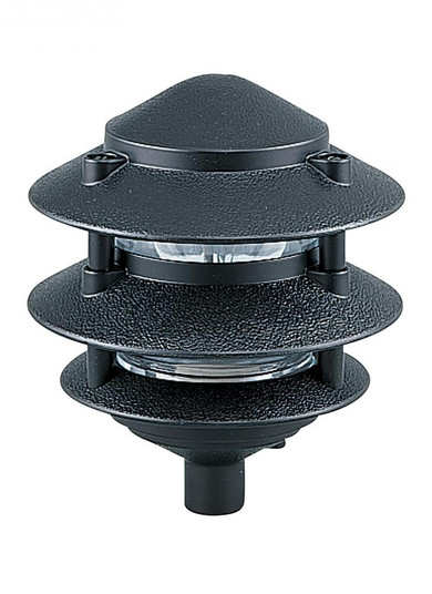Landscape Lighting transitional 1-light outdoor exterior path in black finish with clear glass diffu (38|9226-12)