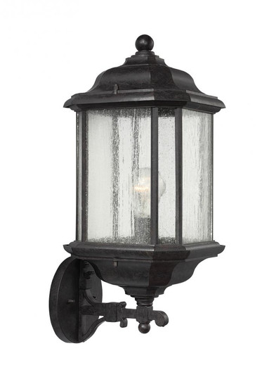 Kent traditional 1-light outdoor exterior wall lantern sconce in oxford bronze finish with clear see (38|84032-746)