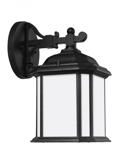 Kent traditional 1-light outdoor exterior small wall lantern sconce in oxford bronze finish with sat (38|84529-746)