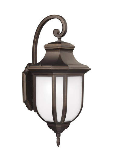 Childress traditional 1-light outdoor exterior medium wall lantern sconce in antique bronze finish w (38|8636301-71)
