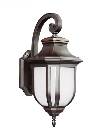 Childress traditional 1-light outdoor exterior large wall lantern sconce in antique bronze finish wi (38|8736301-71)