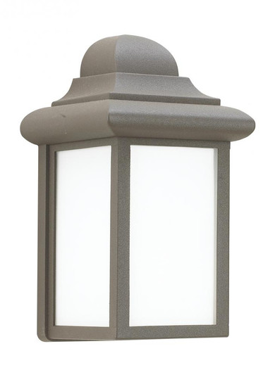 Mullberry Hill traditional 1-light outdoor exterior wall lantern sconce in bronze finish with smooth (38|8788-10)