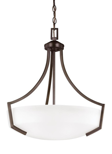 Hanford traditional 3-light LED indoor dimmable ceiling pendant hanging chandelier pendant light in (38|6624503EN3-710)