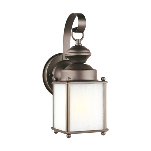 Jamestowne transitional 1-light small outdoor exterior wall lantern in antique bronze finish with fr (38|84560-71)