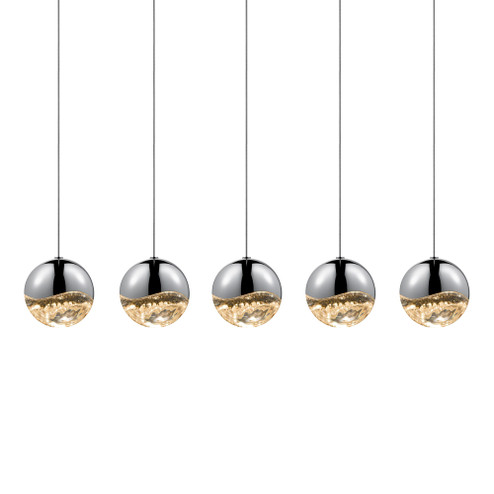 5-Light Rectangle Large LED Pendant (107|2921.01-LRG)