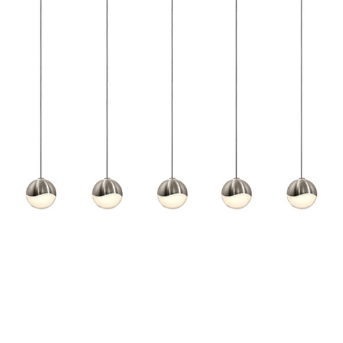 5-Light Rectangle Small LED Pendant (107|2921.13-SML)