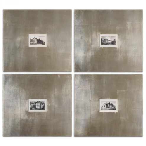 Uttermost Historical Buildings Framed Art Set/4 (85|41295)