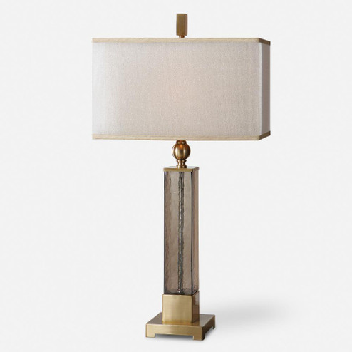 Uttermost Caecilia Amber Glass Table Lamp (85|26583-1)