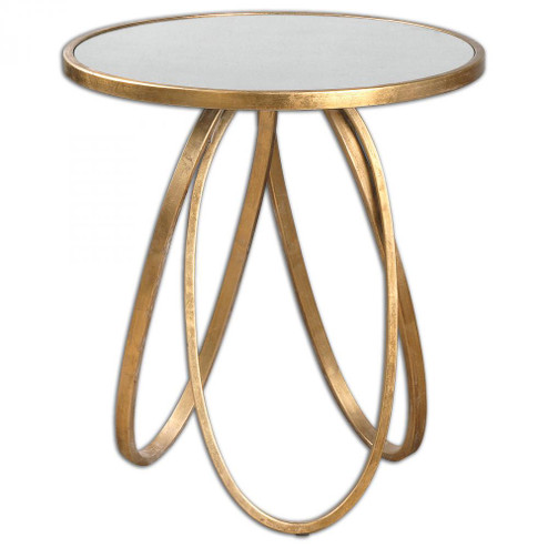 Uttermost Montrez Gold Side Table (85|24410)