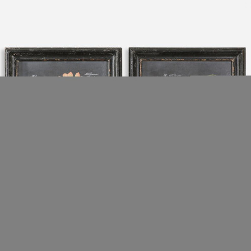 Uttermost Midnight Botanicals Wall Art Set/2 (85|56053)
