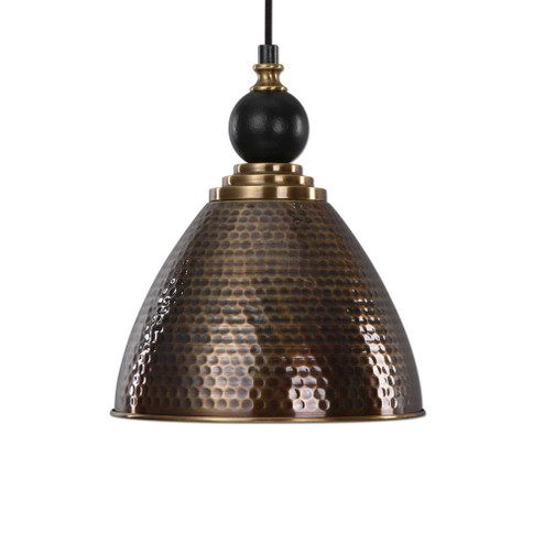 Uttermost Adastra 1 Light Antique Brass Pendant (85|22052)