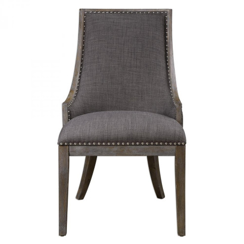 Uttermost Aidrian Charcoal Gray Accent Chair (85|23305)