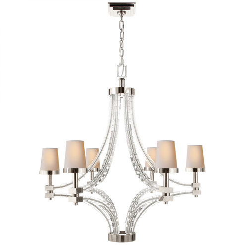 Crystal Cube Large Chandelier (279|CHC 1530PN-NP)