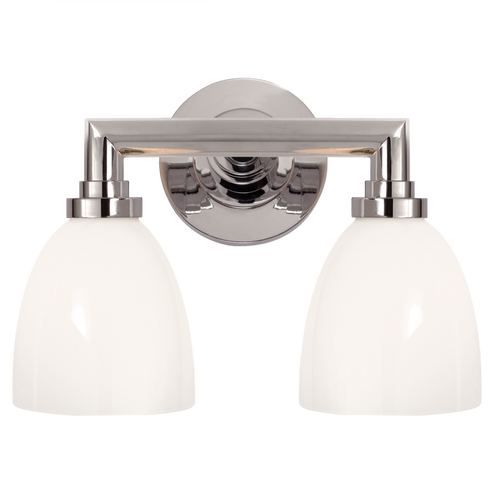 Wilton Double Bath Light (279|SL 2842CH-WG)