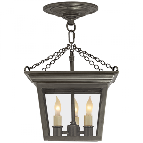 Cornice Semi-Flush Lantern (279|SL 5870BZ)