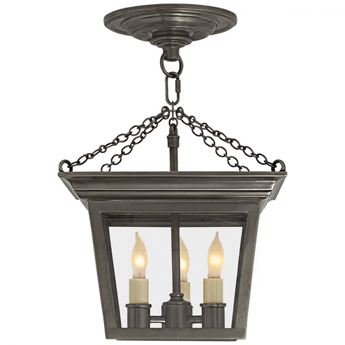 Cornice Semi-Flush Lantern (279|SL 5870BZ)