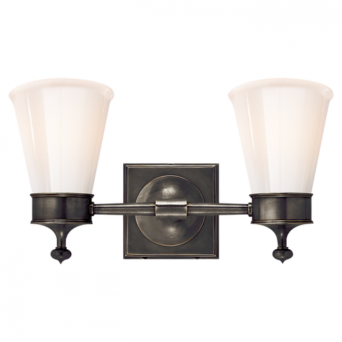 Siena Double Sconce (279|SS 2002BZ-WG)