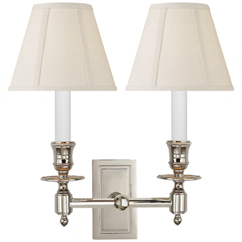 French Double Library Sconce (279|S 2212PN-L)