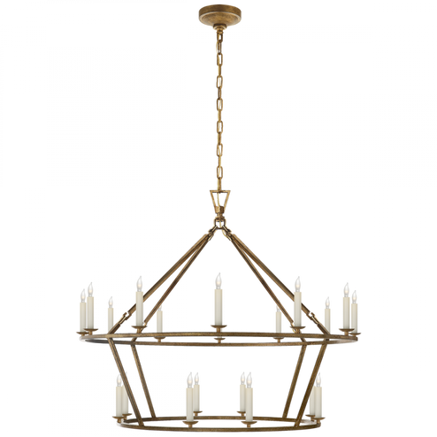 Darlana Large Two-Tiered Ring Chandelier (279|CHC 5179GI)
