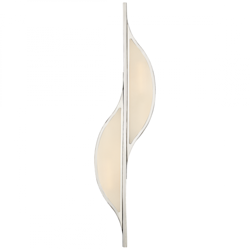Avant Large Curved Sconce (279|KW 2705PN-FG)