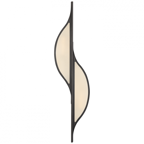 Avant Large Curved Sconce (279|KW 2705BZ-FG)